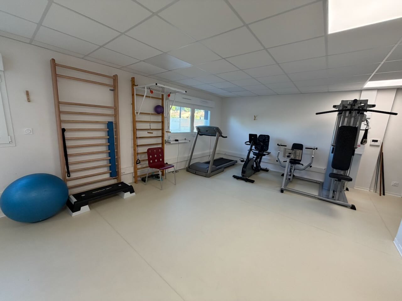 Salle de sport du cabinet de kinésithérapie à Caveirac